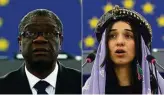  ??  ?? Das Nobelpreis­komitee lobte den Mut und den Einsatz von Denis Mukwege und Nadja Murad.