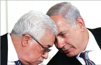  ?? ?? Mahmoud Abbas and Benjamin Netanyahou