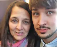  ?? ?? Figen Murray with her son – Manchester Arena bombing victim Martyn Hett