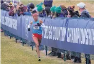  ?? AJ MAST/NCAA PHOTOS VIA GETTY IMAGES ?? University of New Mexico’s Weini Kelati was named the Mountain West Conference Female Athlete of the Year for 2019-20 last week.