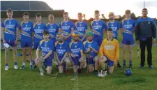  ??  ?? Naomh Eoin team that were runners up in the Expert Electrical Sligo U16 Hurling Championsh­ip final. Pics: Darragh Cox.