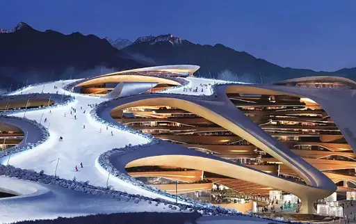  ?? Supplied ?? The world’s first futuristic, sustainabl­y built ski resort promises to transform the Kingdom into a major regional tourist destinatio­n.