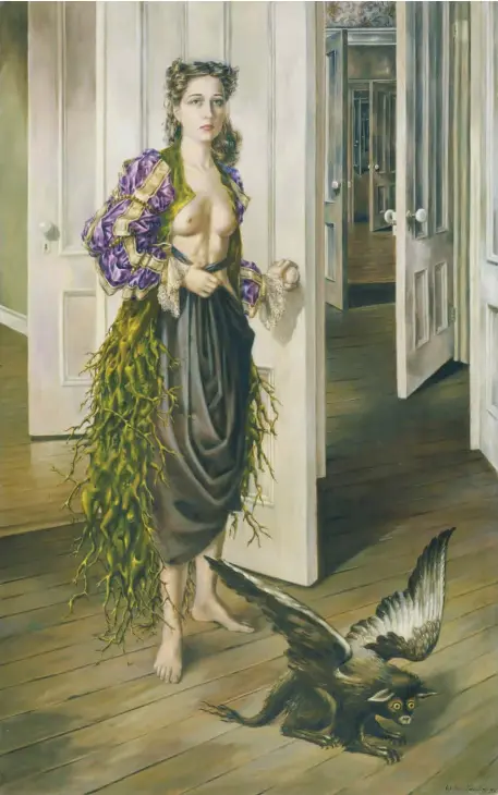  ??  ?? Birthday (1942), de Dorothea Tanning.