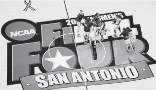  ?? Eric Gay / Associated Press ?? The last time women’s teams gathered in San Antonio, it was 2010 and Connecticu­t came out victorious from a convention­al Final Four. Now all 64 teams in the field will descend on Texas.