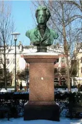  ?? FOTO FRA WIKIPEDIA ?? På Olav Ryes plass i Oslo er det reist en byste av Eilert Sundt.