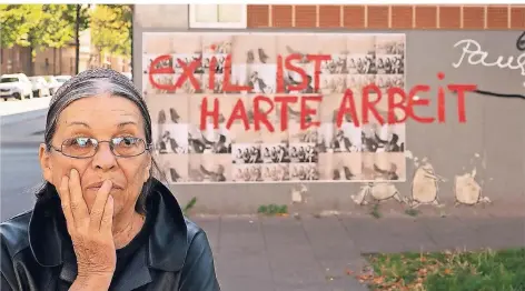 ?? FOTO: HENNING KRAUSE ?? Nil Yalter präsentier­t ihre Ausstellun­g „Exile is a hard Job“im Museum Ludwig.