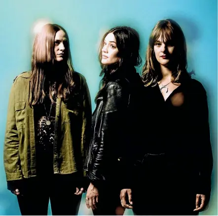  ??  ?? Sister act: UK folk trio, The Staves, spent their childhoods listening to their parents’ records and learning the songs, with their dad teaching them all to play guitar along the way.
