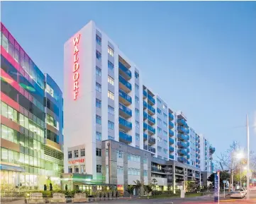  ??  ?? The 10,630sq m hotel is situated on a prime 2450sq m parcel of land and is being sold by an internatio­nal expression of interest campaign, closing May 16.