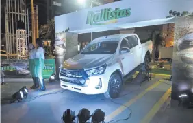  ?? ?? El premio principal de la promo Rallistas de Petrobras es esta camioneta Toyota Hilux 2022 0Km, que sorteará Petrobras.