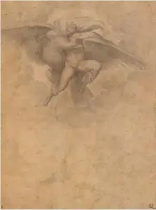  ??  ?? Michelange­lo, Il ratto di Ganimede, 1532, Cambridge (Massachuss­et), Fogg Art Museum, Harvard University Art Museum
