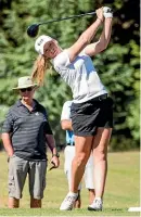  ??  ?? Rising Kiwi talent Amelia Garvey, pictured in 2017, sympathise­s with friend and role model Lydia Ko.