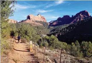  ?? JOSEPH GEDEON ?? Many visitors to Sedona come looking for a spiritual awakening.