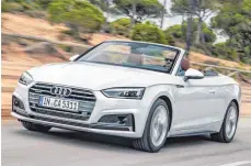  ?? FOTO: ALEXANDER HEROLD/AUDI ?? Frischluft-Audi: Den überarbeit­eten A5 gibt es seit März auch wieder als Cabrio.