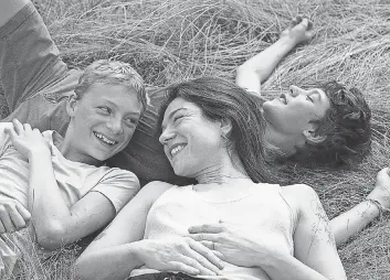  ?? PROVIDED BY A24 ?? Eden Dambrine, left, Émilie Dequenne and Gustav De Waele star in “Close,” which premiered at last year's Cannes Film Festival.