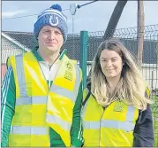  ?? ?? Litter Pickers Val O’Donnell and Roisin Hannon, pictured during the Glanworth spring clean.