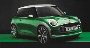  ??  ?? Mini’s next-gen Hatch is seen here in rendered form.