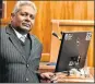 ?? Picture: EUGENE COETZEE ?? DEFENCE WITNESS: Advocate Selwyn Gounden in court yesterday