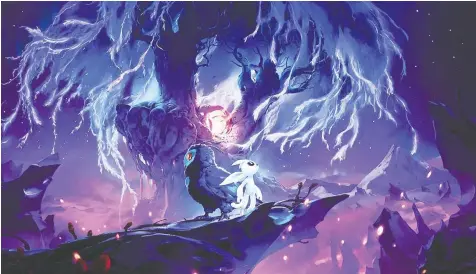  ?? — XBOX GAME STUDIOS ?? Ori and the Will of the Wisps marries inviting visuals with robust platformin­g challenges.