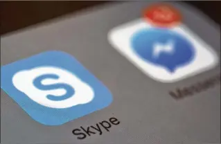  ?? PATRICK SISON / ASSOCIATED PRESS 2016 ?? Skype still functions in China, and its fate in the country is not clear. But its removal from app stores is the most recent example of a push by leaders to control informatio­n online.