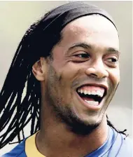  ??  ?? Brazil’s Ronaldinho