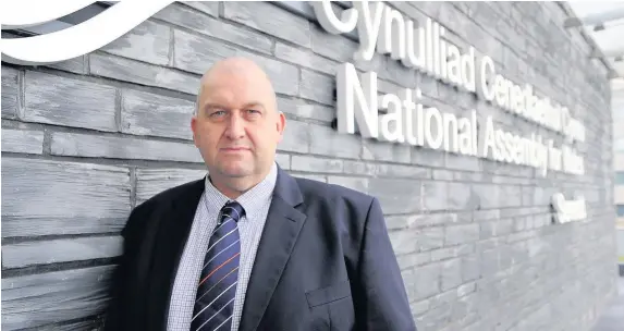  ??  ?? > Carl Sargeant, 49, was found dead at his home four days after being removed from his role as cabinet secretary for communitie­s and children