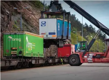  ?? FOTO: REIDAR KOLLSTAD ?? Postnord planlegger å flytte sin godstermin­al fra Langemyr ved jernbanen.