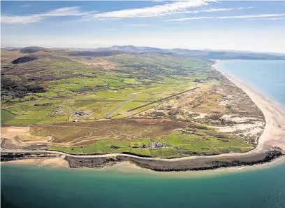  ??  ?? Llanbedr’s location makes it a perfect choice for the UK’s first spaceport say Aerospace Wales