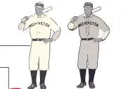  ?? ?? “The stirrup has become part of the visual signature of baseball as no other sport used it. For a certain generation, myself included, it was kind of a key moment when you got your first Little League uniform and got to pull up those stirrups. I remember how official that felt. What's funny, of course, is that stirrups were meant to simulate a solid stocking. The original opening of stirrups back in 1910, or whenever it was, were so small, the idea was to not show the opening.”
– Paul Lukas of Uni-Watch