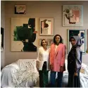  ??  ?? Opening of ‘Tetap Terang’ exhibition #Indonesian­Artist #artworld