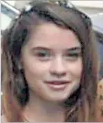  ??  ?? Becky Watts vanished two weeks ago