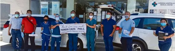 Honda Lends Out Cars To Medical Frontliners Pressreader