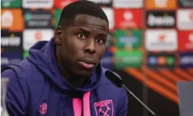  ?? CameraSpor­t/Getty Images ?? Kurt Zouma says of West Ham: ‘Tactically we have to be spot on.’ Photograph: Rob Newell/