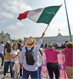  ?? ?? Ciudad de México, diversos estados y España, presentes en la marcha.