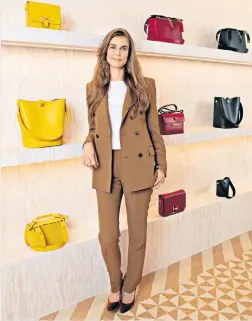  ??  ?? Moving into bricks: Sophie Hulme opens her first store at 38 Chiltern Street, W1, on Tuesday