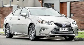  ??  ?? Okay, so it’s not pretty. But the latest ES sedan does at least look like a member of the larger Lexus family.