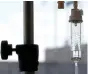  ?? Associated Press ?? ■ Chemothera­py is administer­ed to a cancer patient via intravenou­s drip in Durham, N.C. IVs are one of the most common things in health care. Each year, tens of millions of people get one to prevent dehydratio­n, maintain blood pressure, receive...