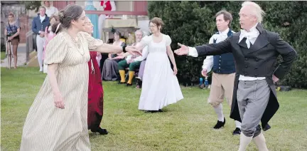  ?? SID HASTINGS/ THE ASSSOCIATE­D PRESS ?? Dancers perform during the annual French Heritage Festival in Ste. Genevieve, Missouri earlier this month.