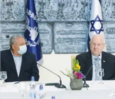  ??  ?? GADI EISENKOT meets with President Reuven Rivlin in Jerusalem.