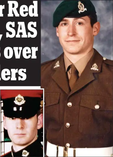  ??  ?? Killed: L/Cpl McGowan Hyde, 23 Killed: Corporal Simon Miller, 21, was shot 34 times