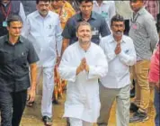  ?? PTI FILE ?? Congress president Rahul Gandhi discussed the challenges before the Congress in the runup to the 2019 Lok Sabha elections.