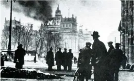  ?? ?? The Reichstag building on fire on 27 February 1933. Photograph: UniversalI­magesGroup/ Getty Images