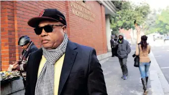  ?? African News Agency (ANA) | ?? ANC NEC member Tony Yengeni has publicly broken ranks, saying he would not be supporting the Ramaphosa second term “nonsense”. CINDY WAXA