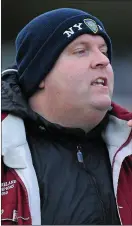  ??  ?? John Flood, the first manager of Wexford Youths Women, issuing instructio­ns in the home tie against Raheny United in December, 2011.