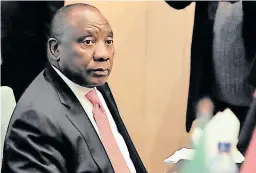  ?? ?? THE writer says there does not appear to be a credible ANC politician to replace President Cyril Ramaphosa. | African News Agency (ANA) Archives