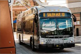  ?? CONTRIBUTE­D ?? Greater Dayton RTA is buying 26 dual-mode NexGen electric buses that are expected to go into service next year. They have been testing prototypes since 2014.