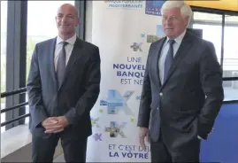  ?? (Photo K.W.) ?? Un des premiers défis de  ? « Réussir la fusion informatiq­ue », estiment Christophe Bosson, DG (à gauche), et Michel Hillmeyer, président de la BP Med.