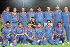  ?? Courtesy: Al Futtaim ?? Winners Al Futtaim Motors Toyota Cricket team, who emerged winners of the Hamriya Cup tournament.