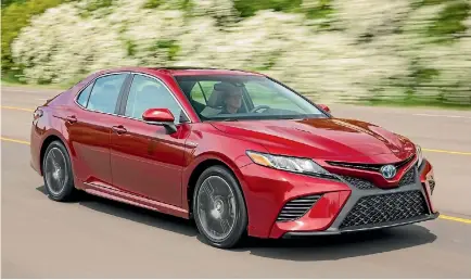  ?? SUPPLIED ?? The new Toyota Camry, which will be built in Japan and launched in New Zealand early next year.