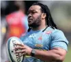  ?? BackpagePi­x ?? JOSEPH Dweba during the Stormers training session held at the Bellville High Performanc­e Centre in Cape Town.
|
SHAUN ROY