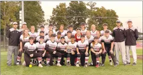  ?? COURTESY PHOTO ?? The 2019 McDonald County Lady Mustang softball team won the Missouri Class 3 District 12 Softball Tournament last week with wins over Carl Junction and Seneca. The district title was the third in four years for the Lady Mustangs.